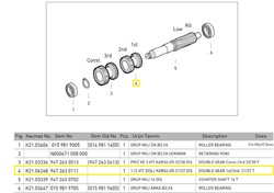 1.2. VİTES MAKARALI DİŞLİ (G 131/9) - 2