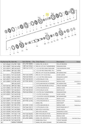 2.3. VİTES MASURA BİLYA PULU (7.00 MM) - 2