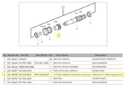 2.VİTES DİŞLİ KARŞILIĞI 23 DİŞ (KL)(SENSÖRSÜZ) - 2