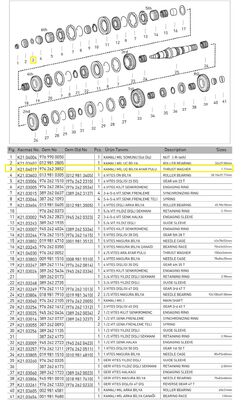 KAMALI MİL AYAR PULU (1.11mm) - 1