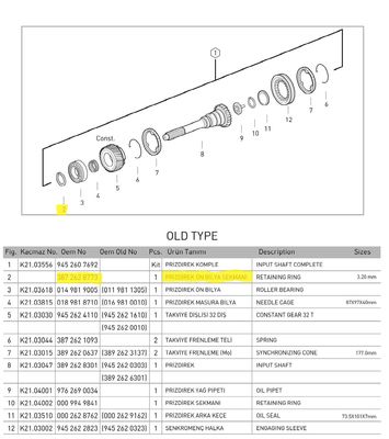 PRİZDİREK BÜYÜK BİLYA SEKMANI (3,20MM) - 1